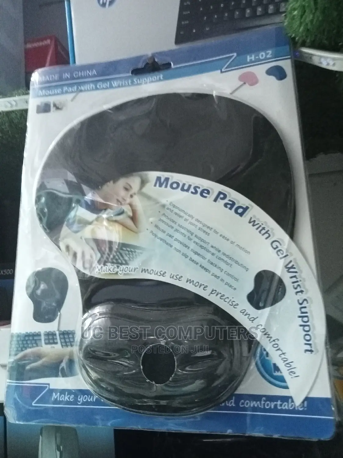 MOUSE PAD With Gel Wrist Support