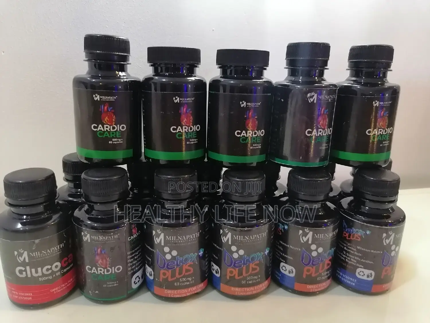 Milnapath Detox Plus, Cardiocare, Glucocare All Available