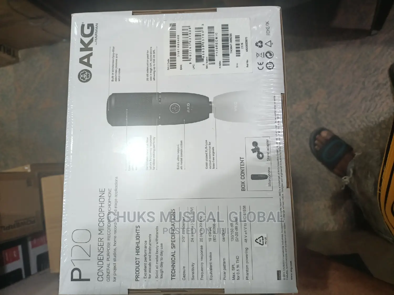P120 Akg Mic