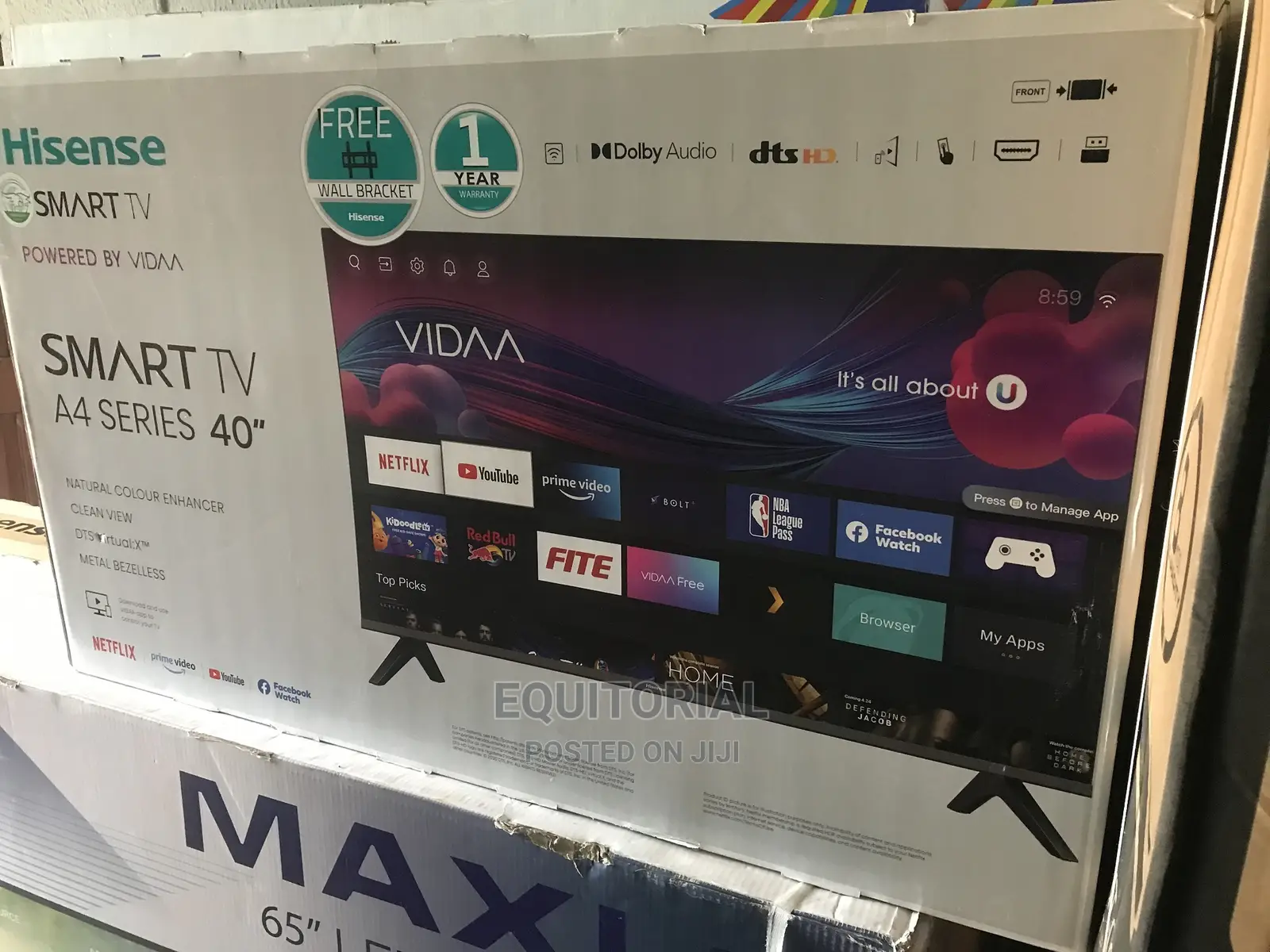 Hisense 40-Inch A4 Series Smart Tv