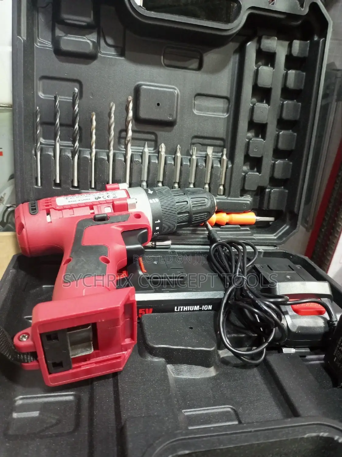 Cordless Drill/Screw 36.5V With Drill Bits