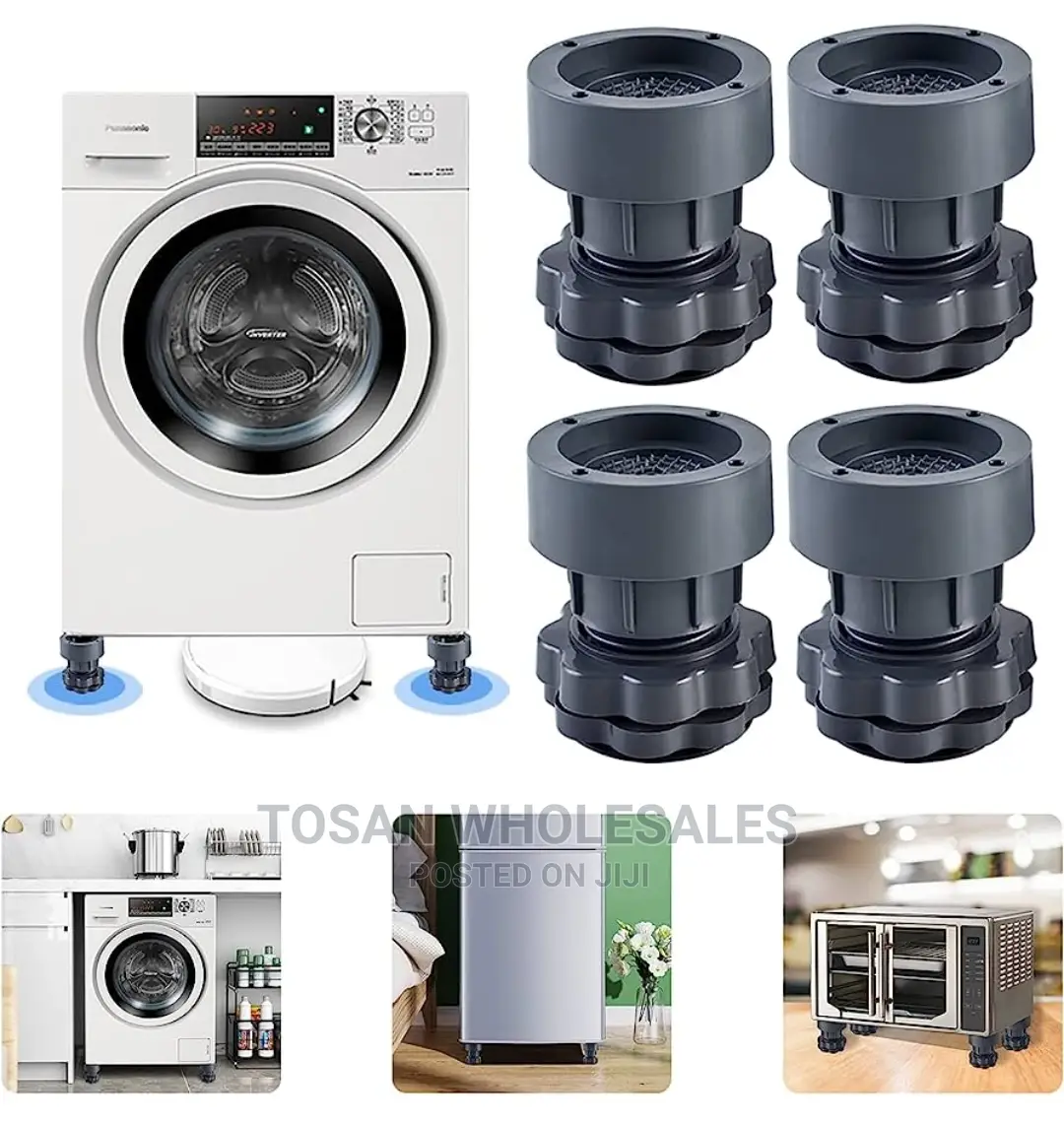 4PCS Shock and Noise Cancelling Washing Machine Support