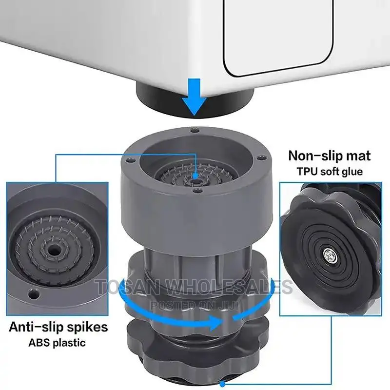 4PCS Shock and Noise Cancelling Washing Machine Support