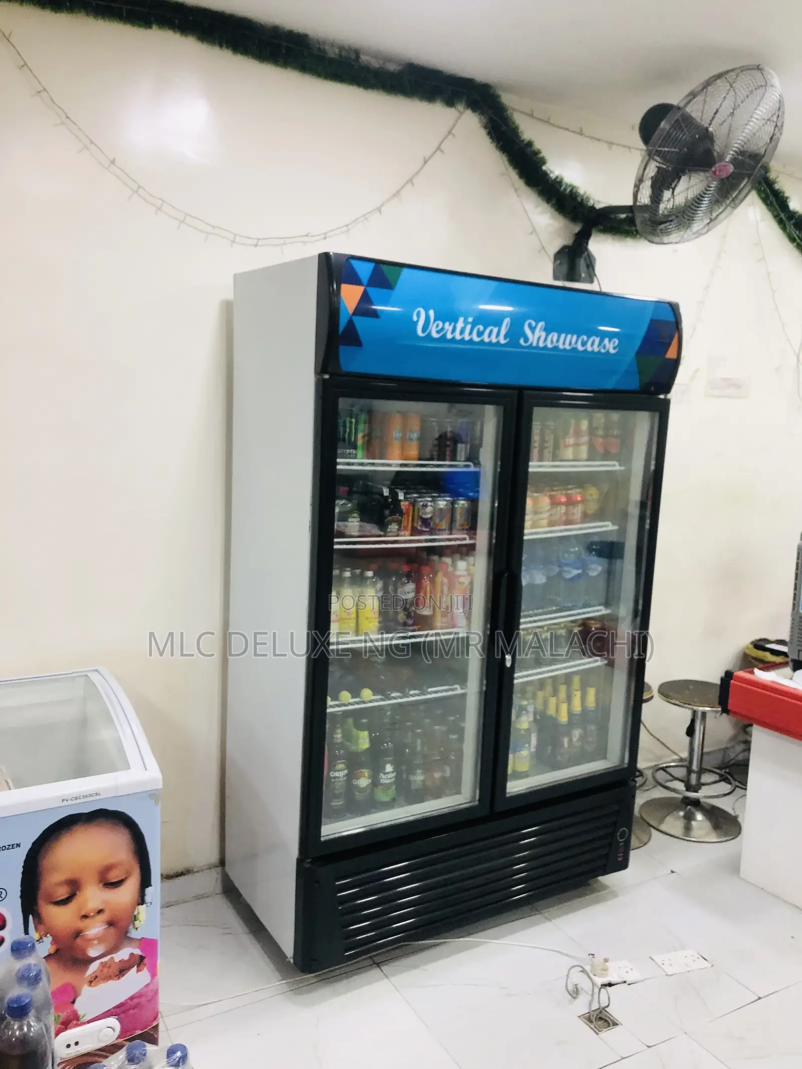 Commercial Double Vertical Chiller/Chiller With S/S Interior