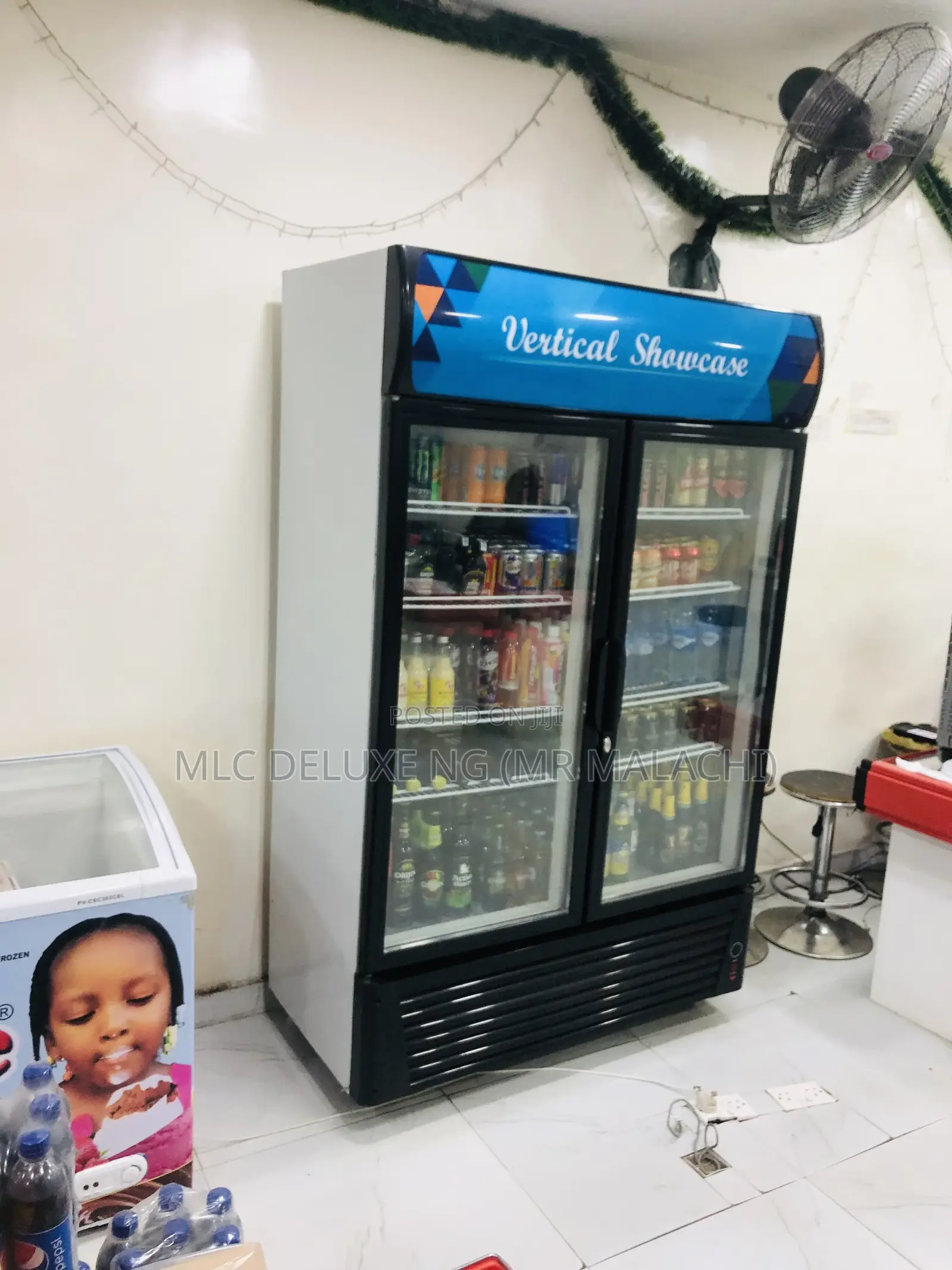 Commercial Double Vertical Chiller/Chiller With S/S Interior
