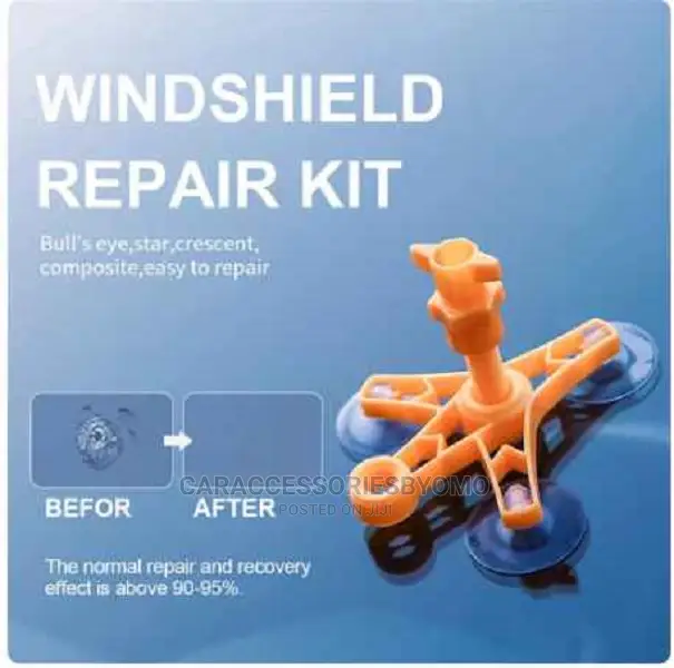 Car Window Glass Repair Resin Curing Glue Windshield Kit