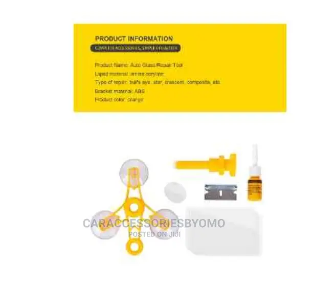 Car Window Glass Repair Resin Curing Glue Windshield Kit