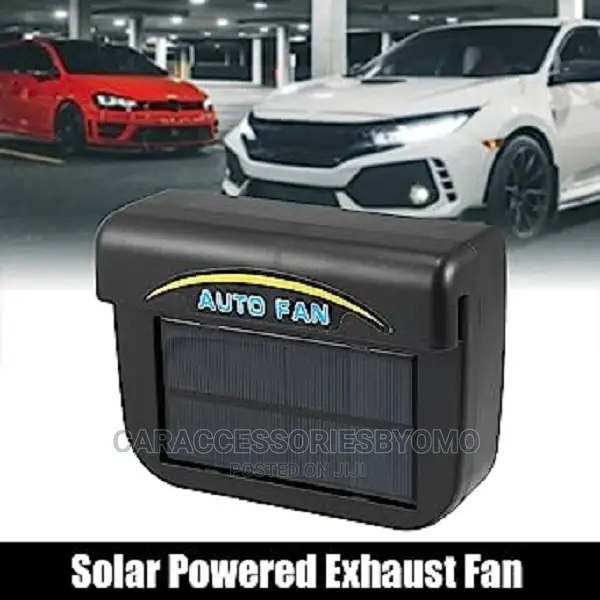 Solar Powered Car Window Windshield Auto Air
