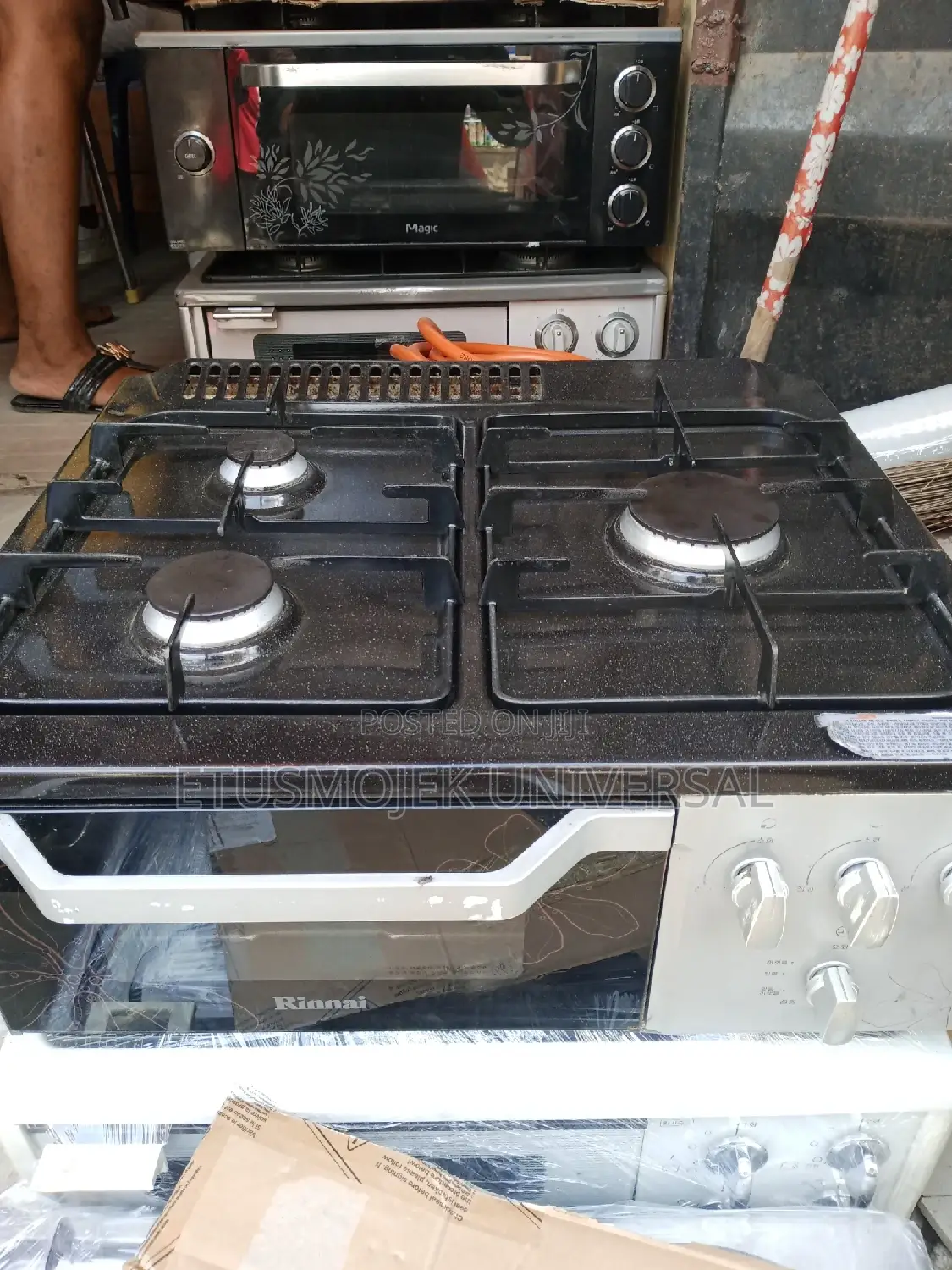 UK Used Quality 3 Burner Gas Stove With Oven.