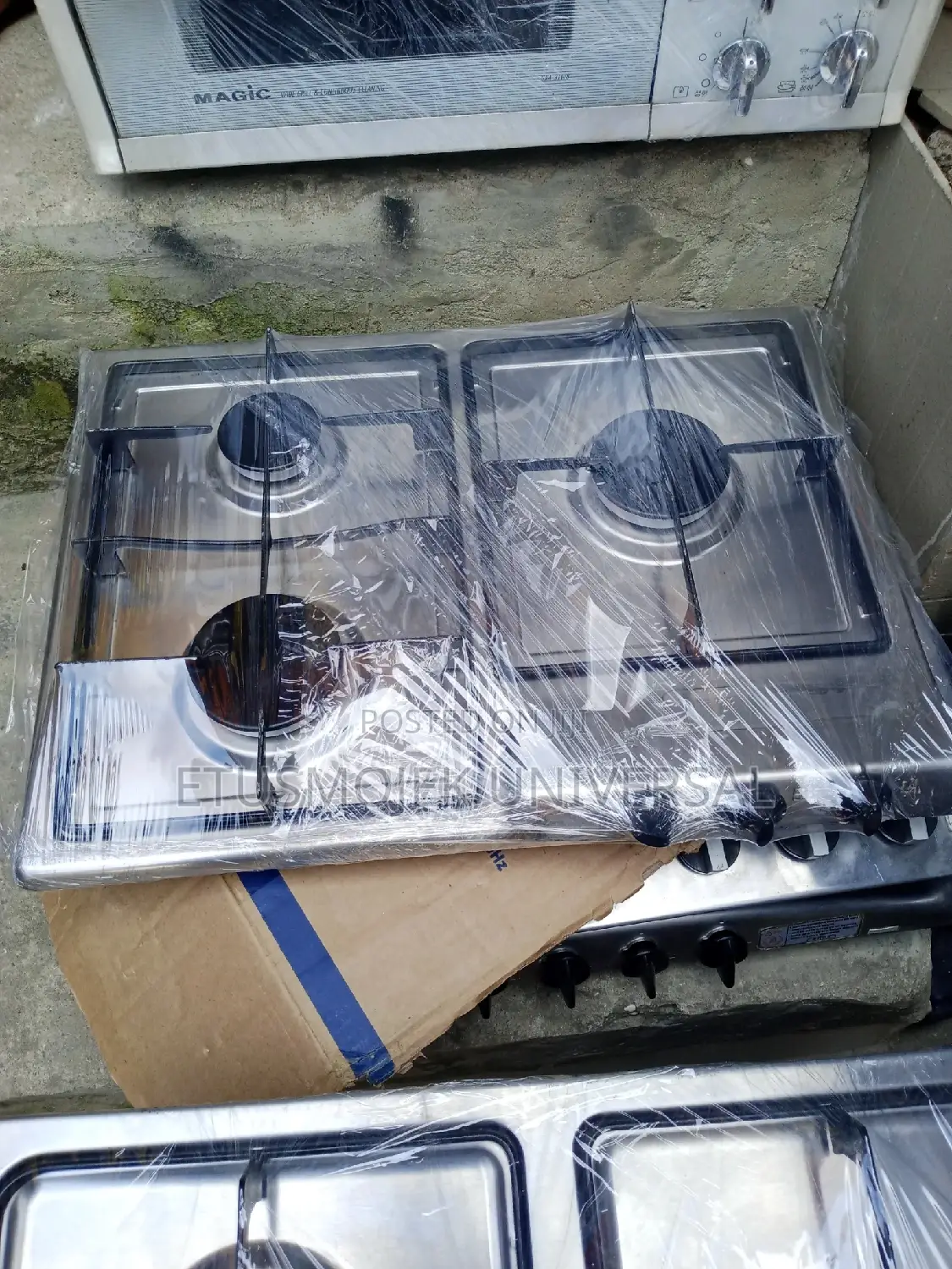 Uk Used Stainless 3 Burner Gas Cooker