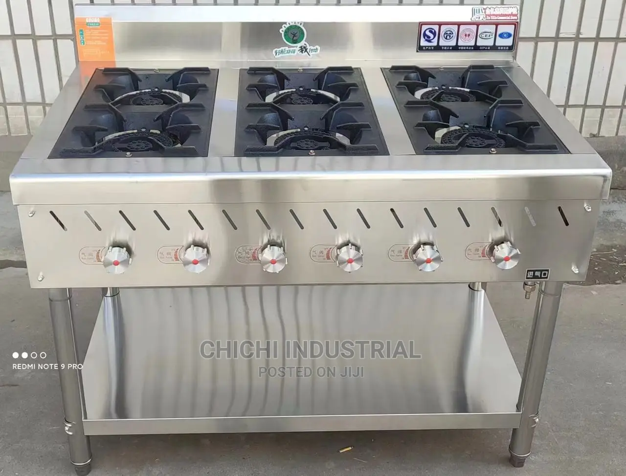6 Burner Cooker Without Oven