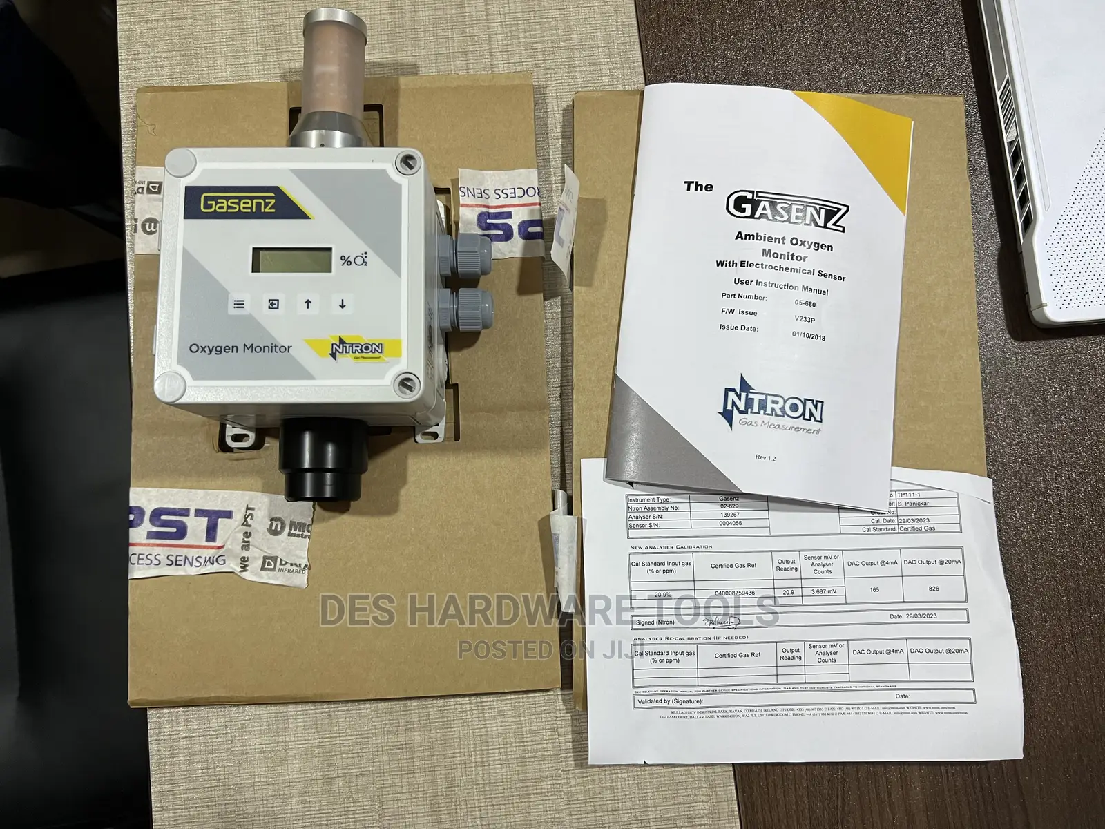Ntron Gasenz Ambient Oxygen Analyzer/ Detector