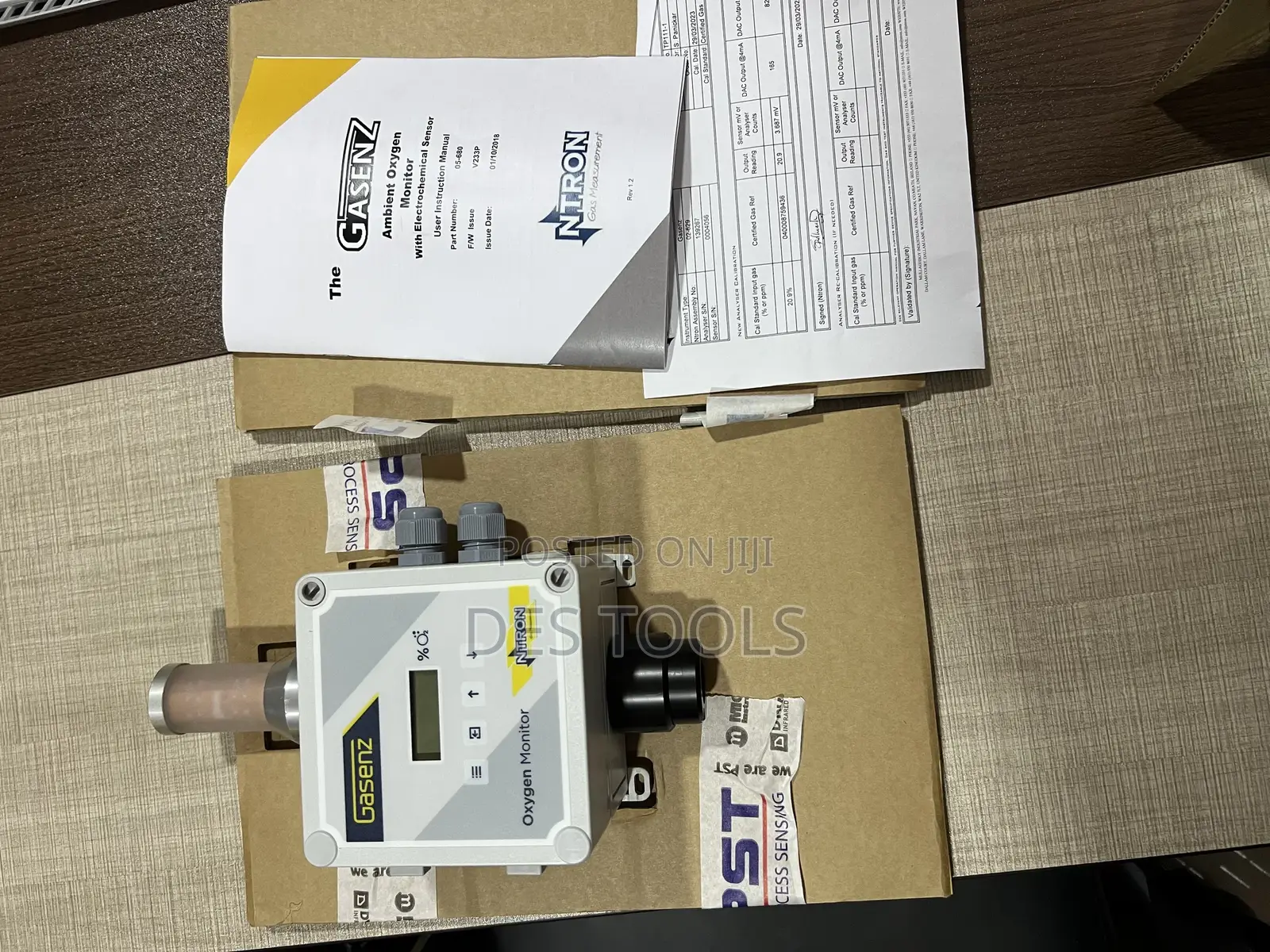 Ntron Gasenz Ambient Oxygen Analyzer/ Detector