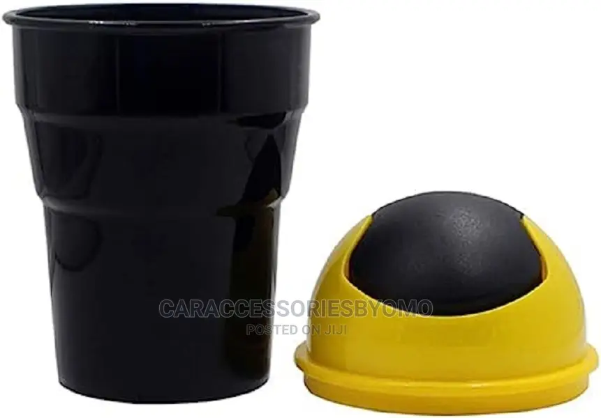 Mini Car Trash Bin With Lid