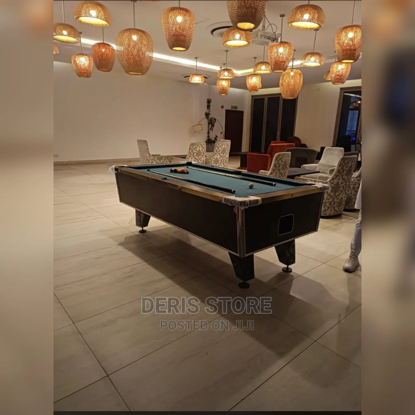 Marble Coin Operated Snooker With Full Accessories