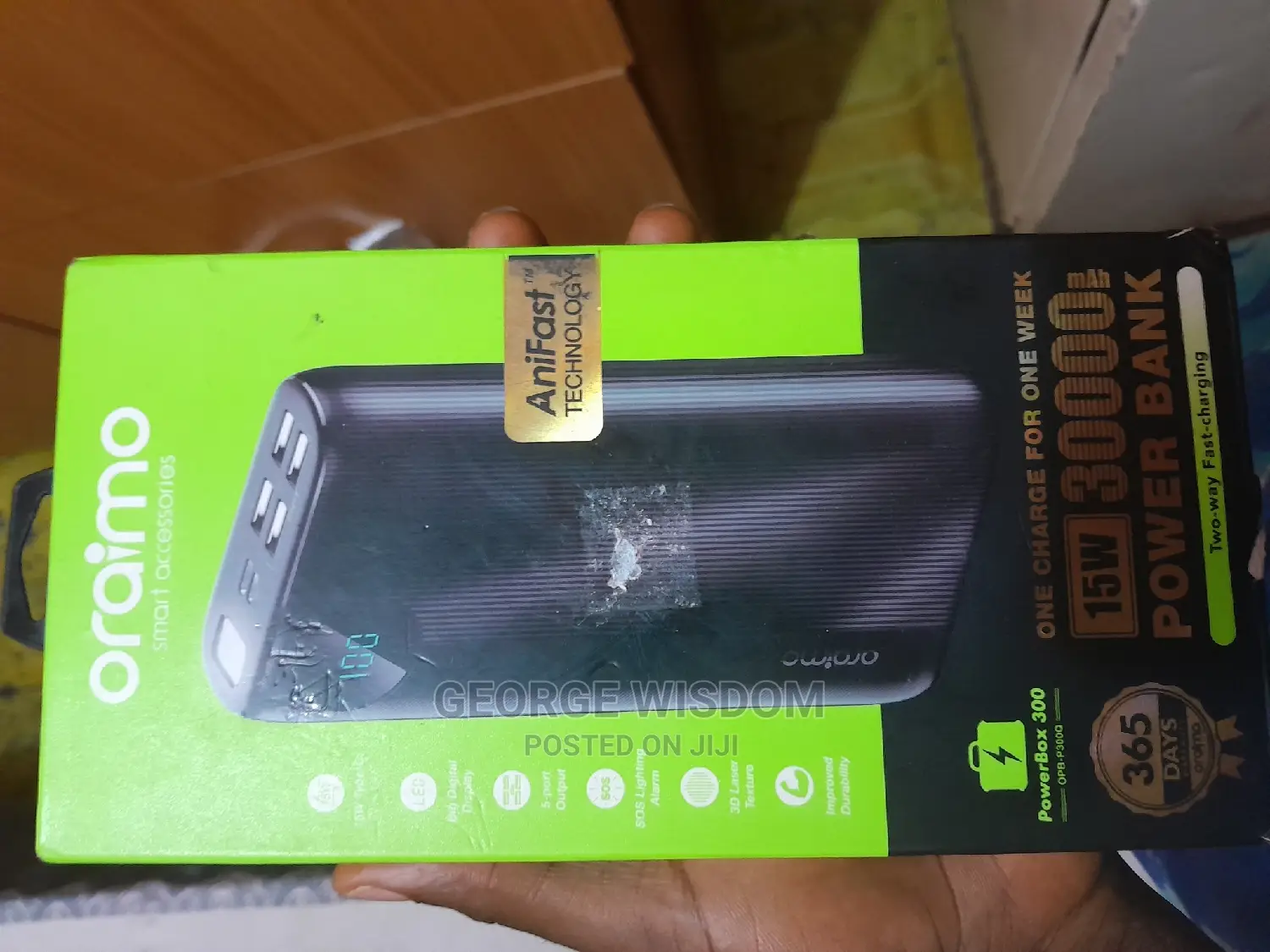 Original Oriamo Power Bank 30,000mah