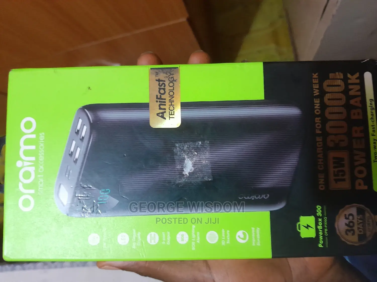 Original Oriamo Power Bank 30,000mah