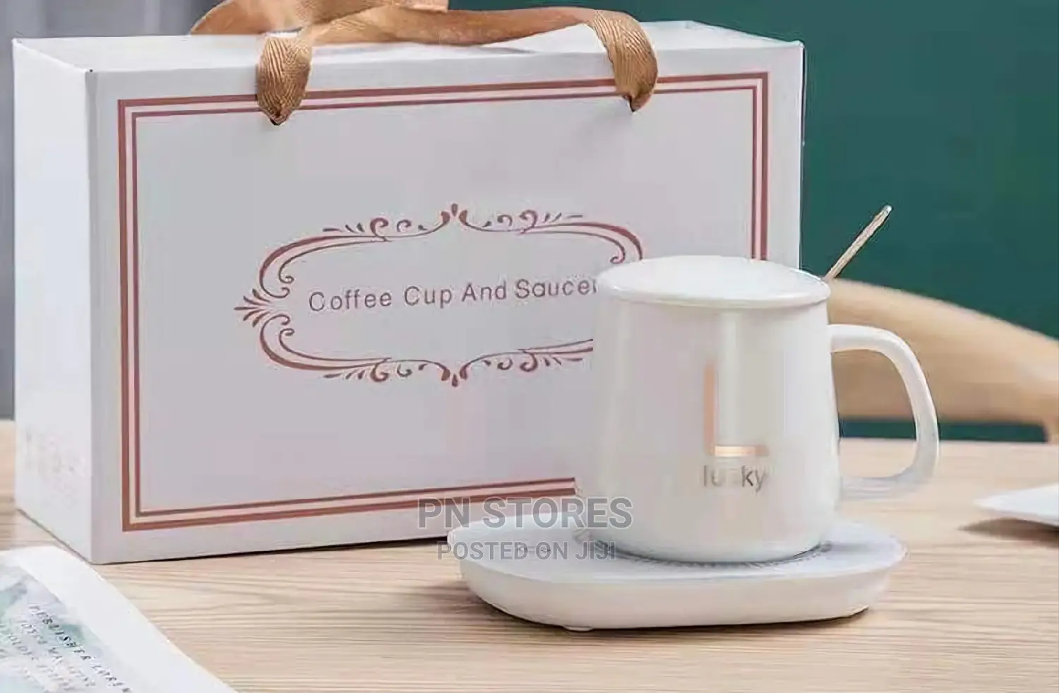 Electric Cofee Cup and Saucer