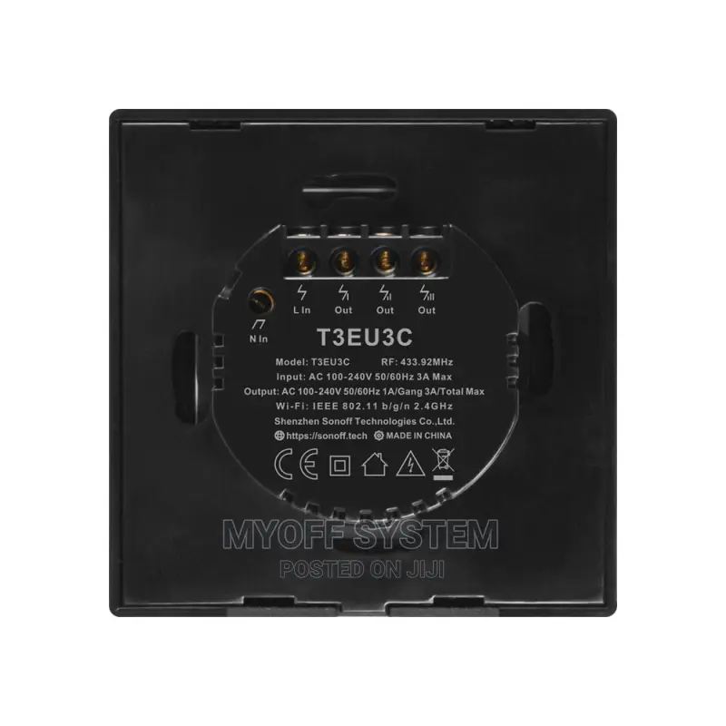 Sonoff T3eu Tx Smart Wifi Wall Touch Switch