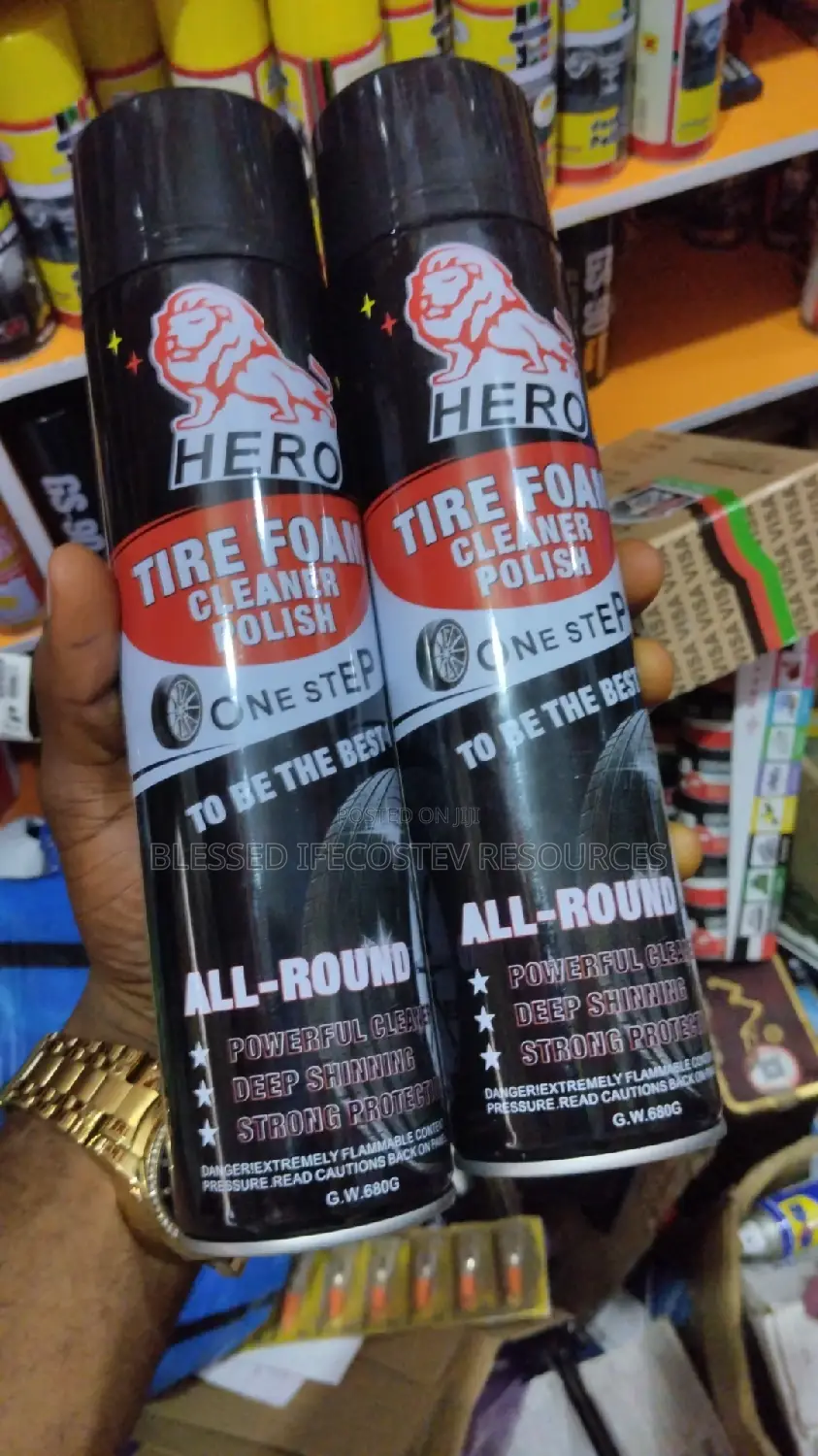 Spray Tire Polish