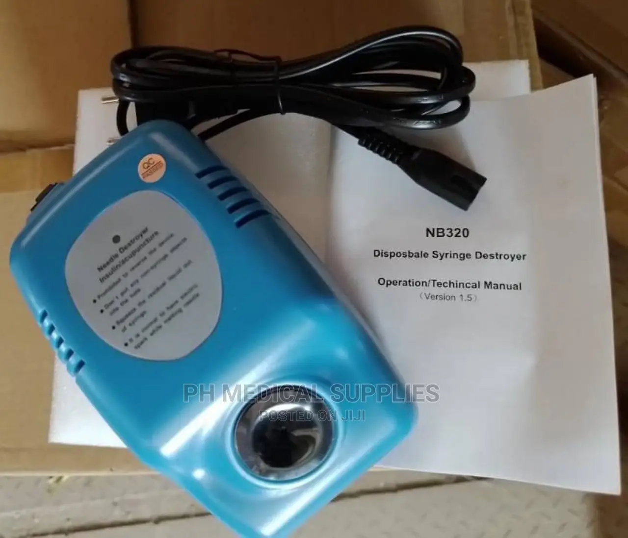 Needle/Syringe Destroyer
