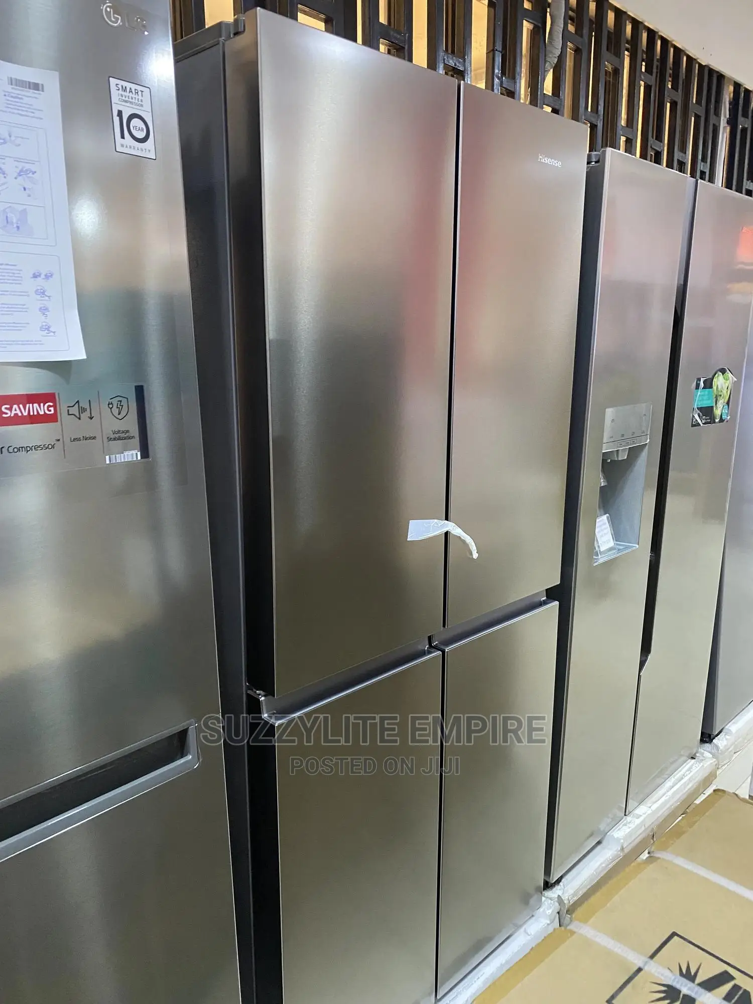 Hisense 4 Doors Side By Side Refrigerator Ref56wc 432 Liter