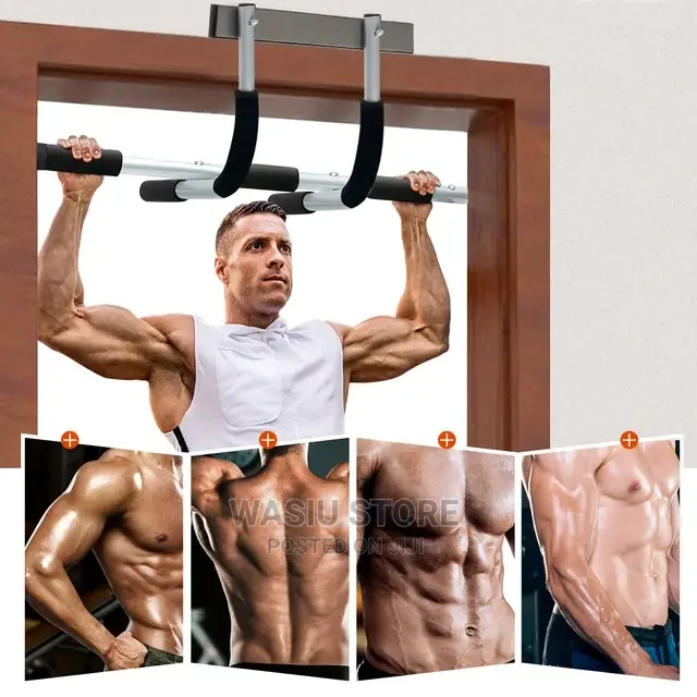 Door Trainer Iron Gym Push Up, Upper Body Workout Bar