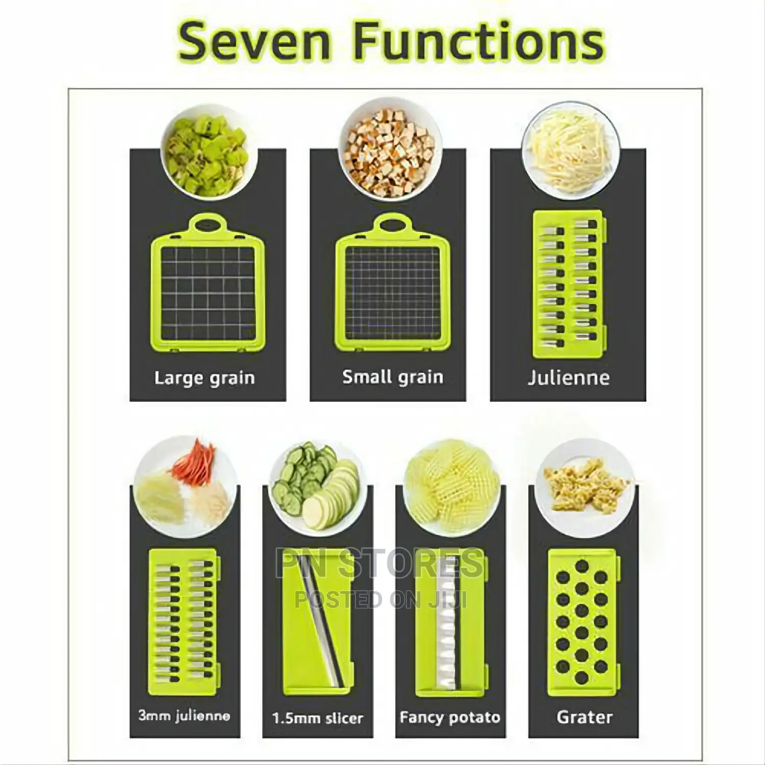 7 in 1 Vegetables Cutter Grater