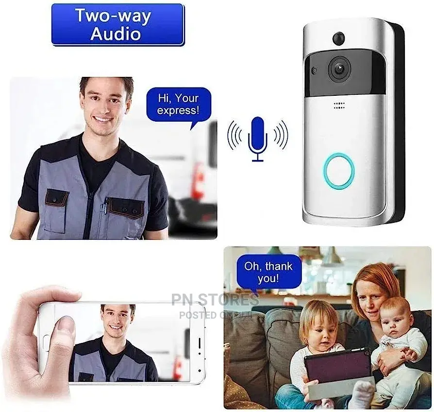 Smart Wifi Video Doorbell Phone Ring Security