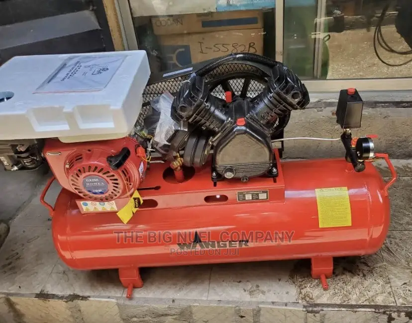 Air Compressor 100litres With Patrol Engine 6.5hp
