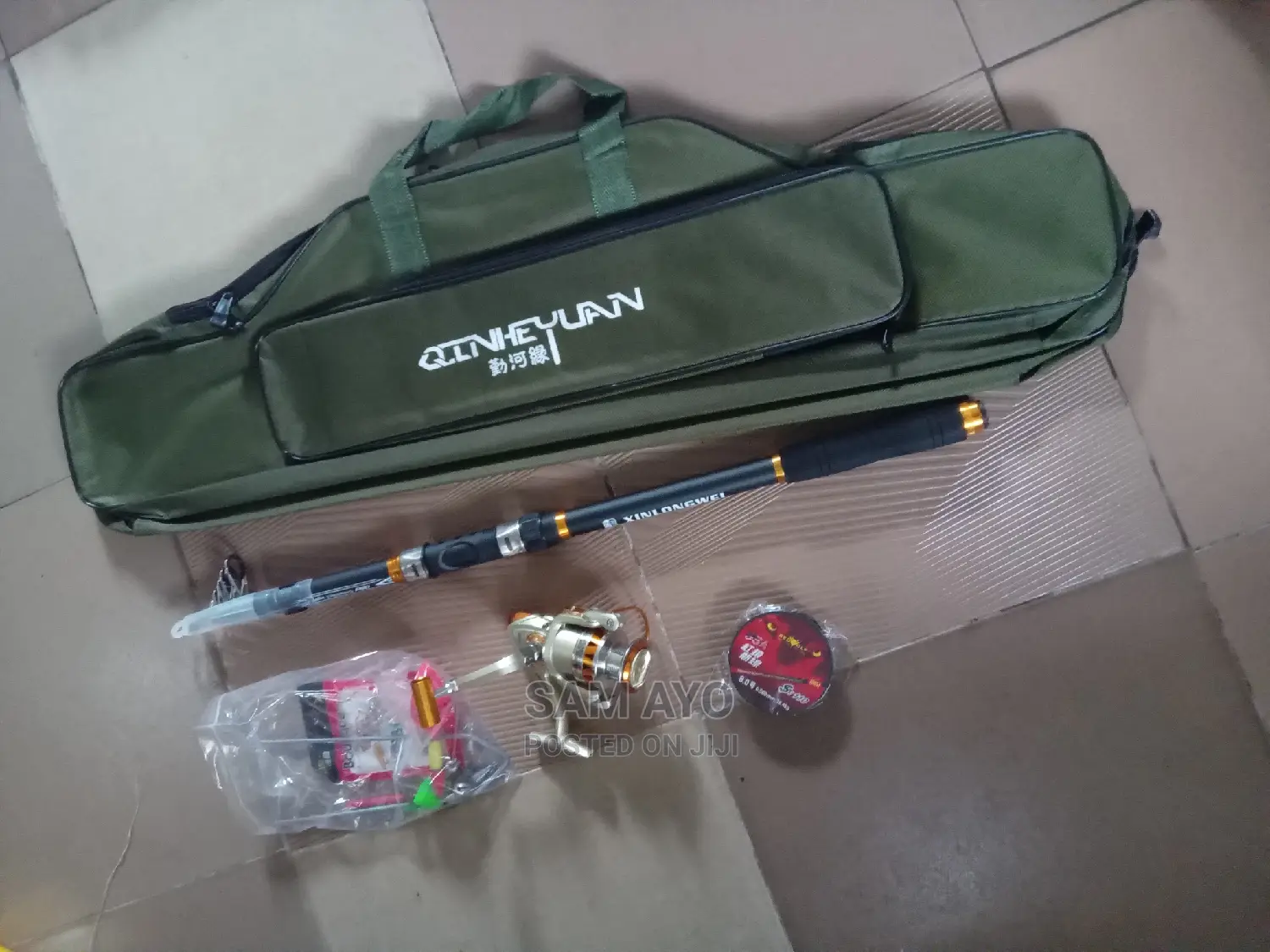 3.6m(Rod) Fishing Set - Reel, Line , Bag, Hook, Sinker