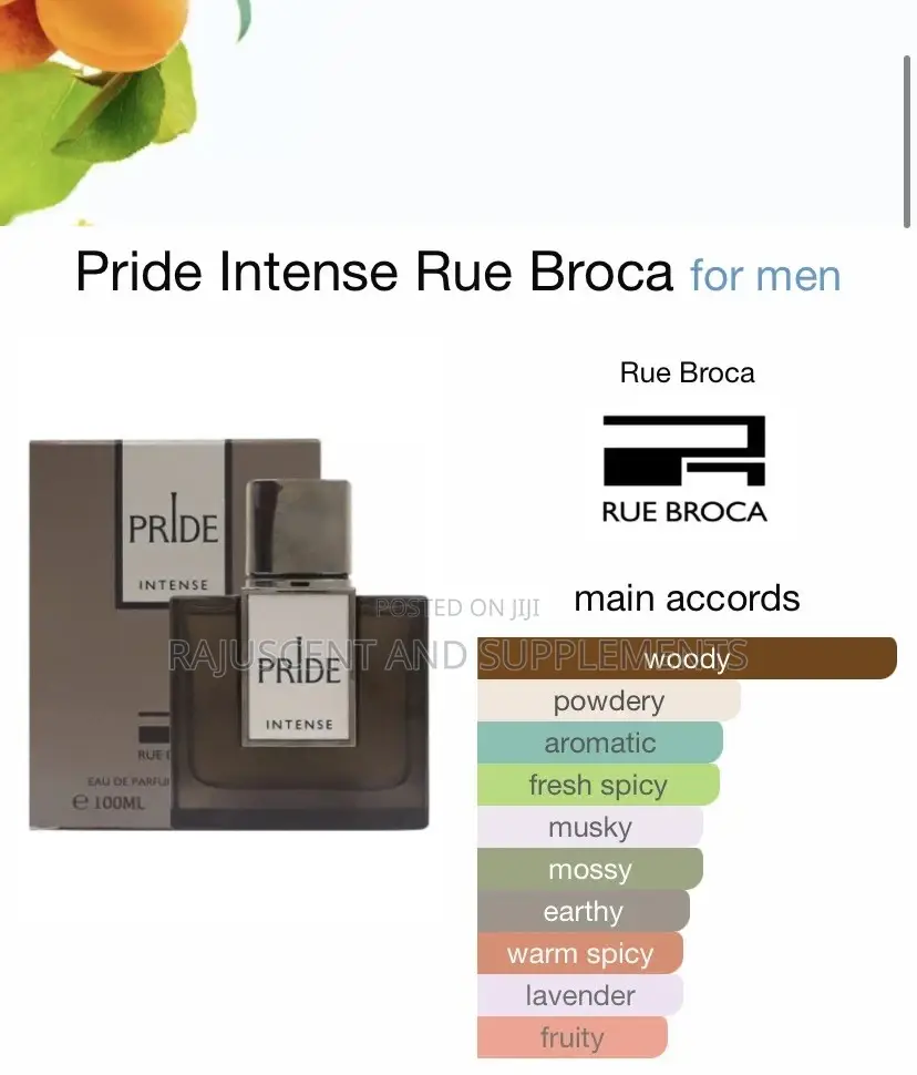 Pride Intense and Pour Homme by Rue Broca