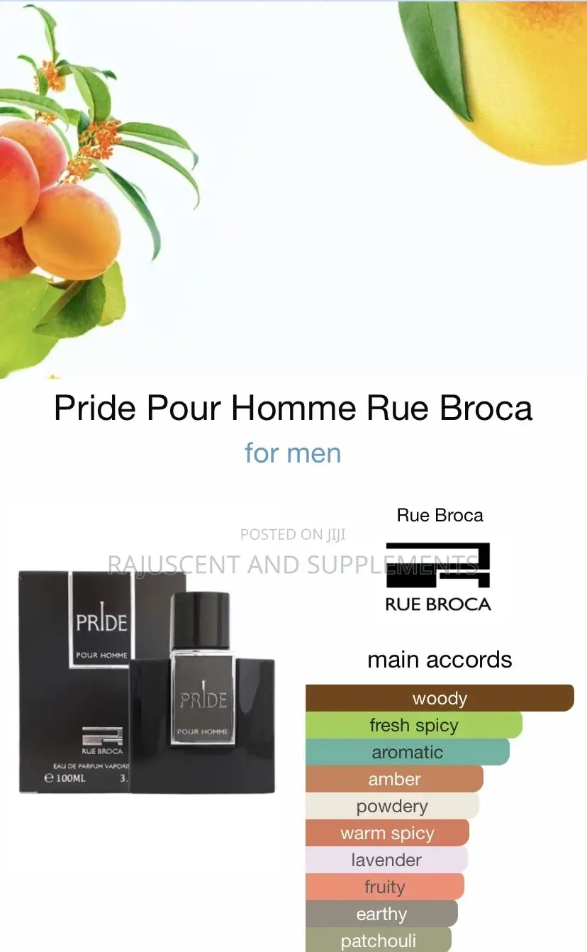 Pride Intense and Pour Homme by Rue Broca