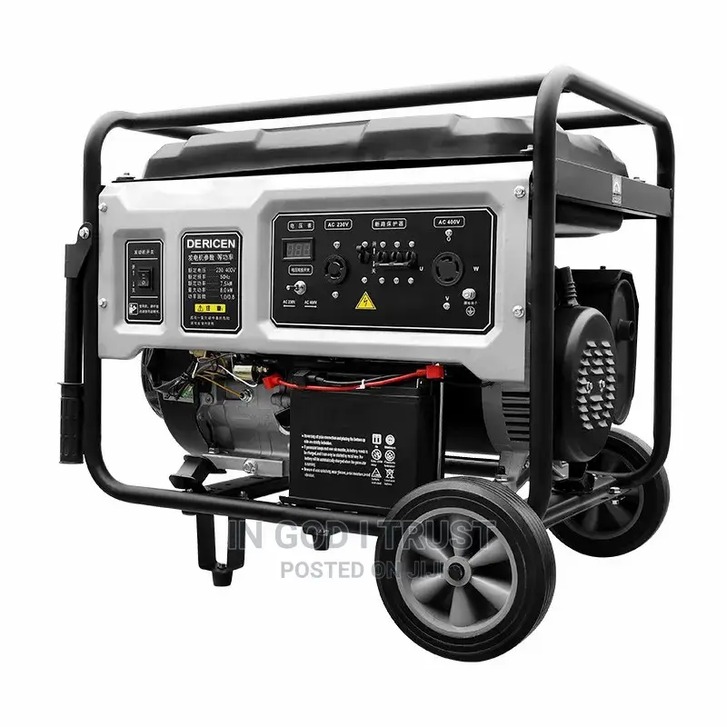 100% Coil Copper DERICEN 8kw Generator Household Outdoor