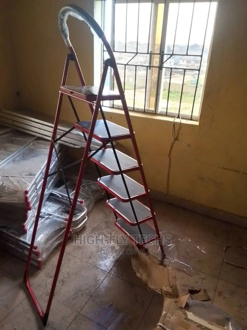 6 Step Red Ladder