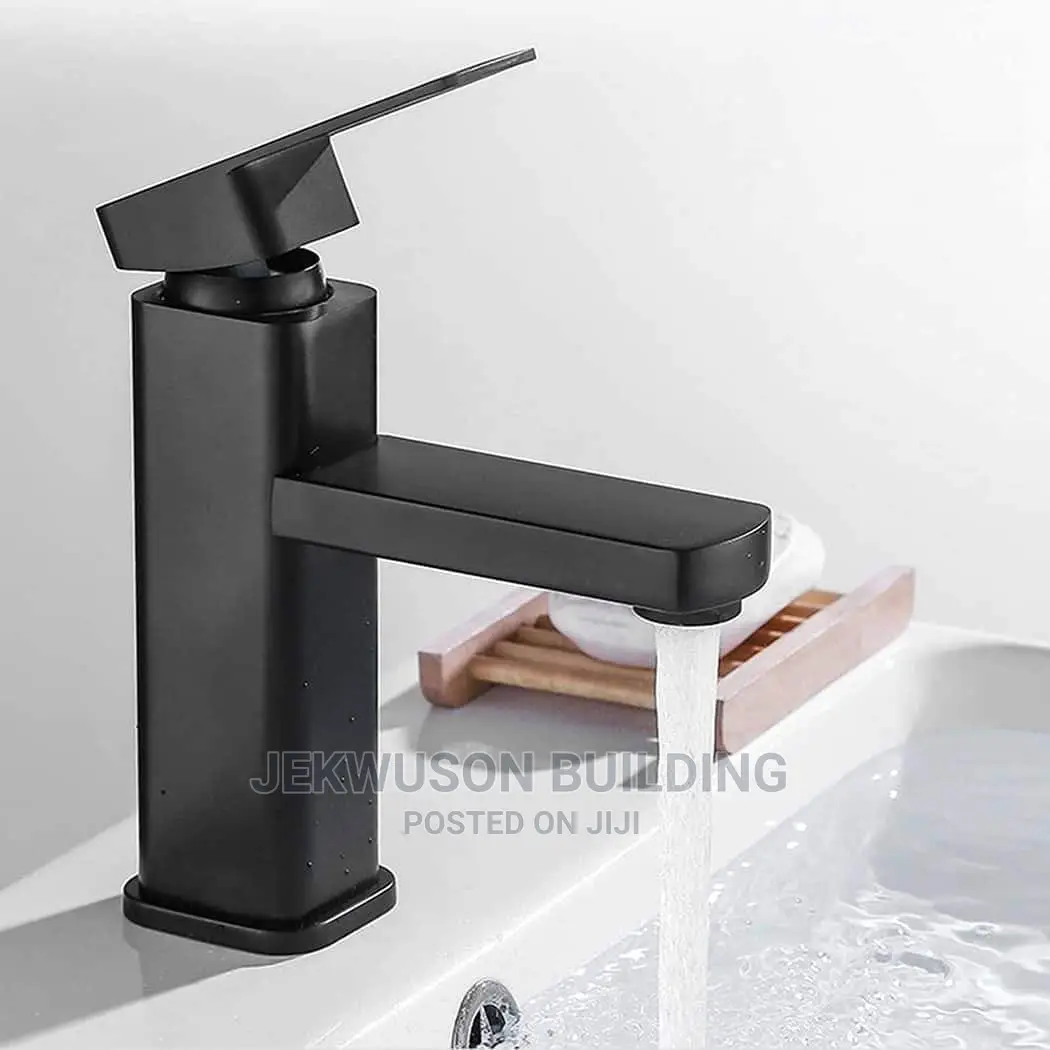Basin Mixer Tap Black Color (Payment On Delivery)