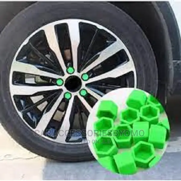 Silicone Hollow Tyre Car Wheel Hub Caps Screw Cover