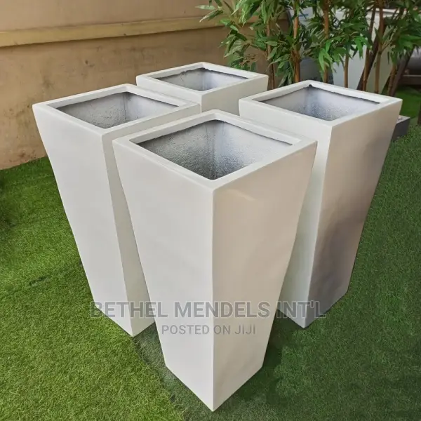 Wholesales of 120cm Tapered Fiberglass Flower Pot