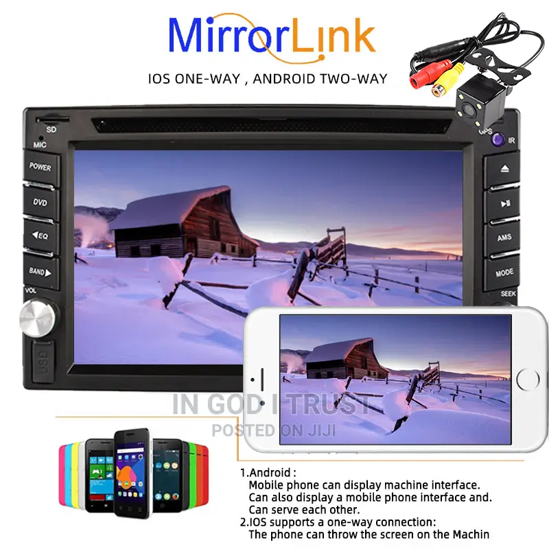 MP5 Player 2 Din Radio DVD/CD Player 7" Remote Control Car