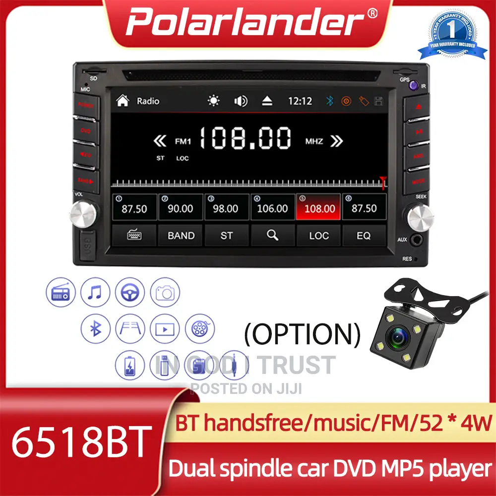 MP5 Player 2 Din Radio DVD/CD Player 7" Remote Control Car