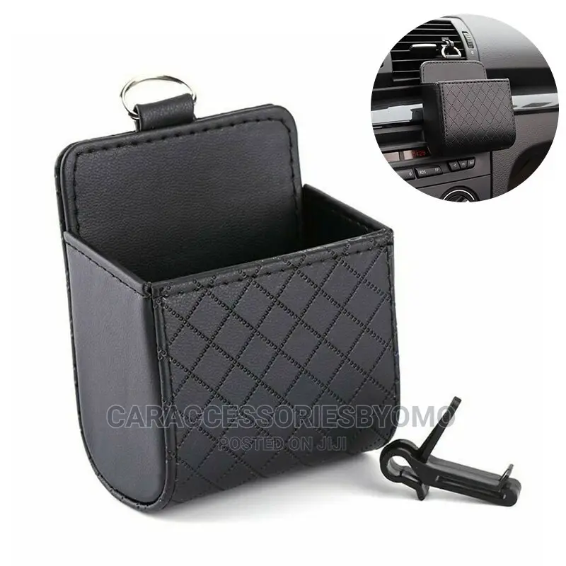 Car Styling PU Leather Tidy Storage Box Car Organizer