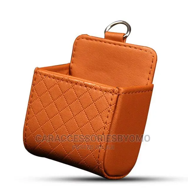Car Styling PU Leather Tidy Storage Box Car Organizer
