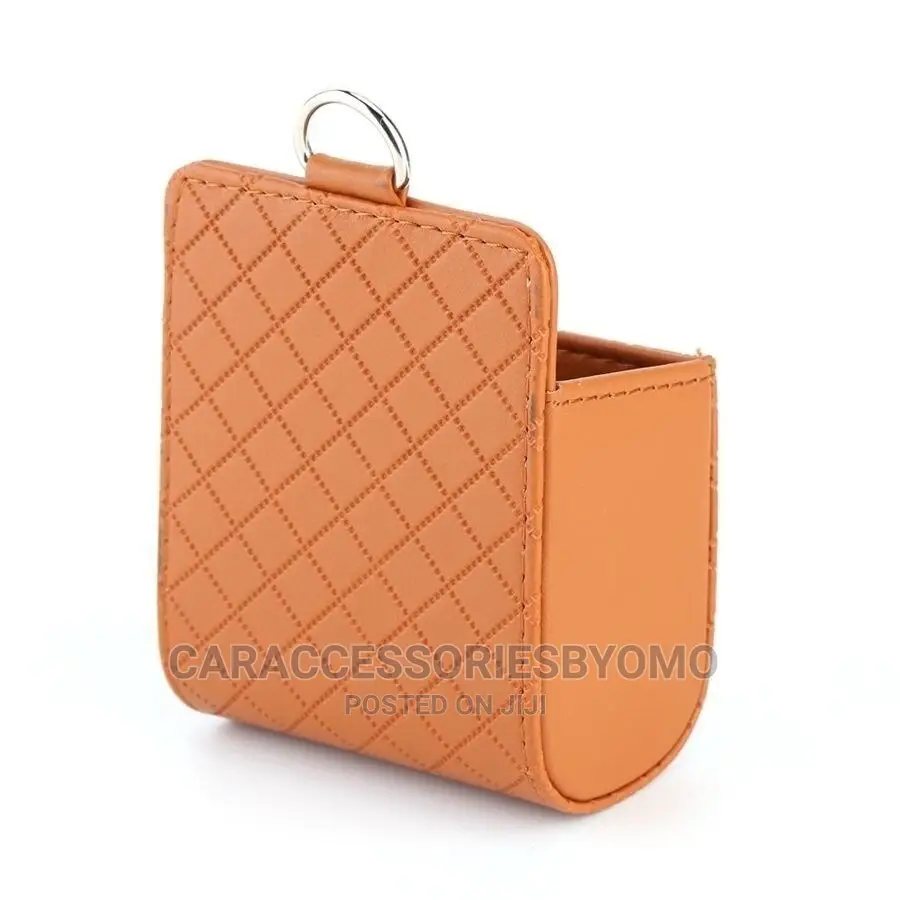 Car Styling PU Leather Tidy Storage Box Car Organizer