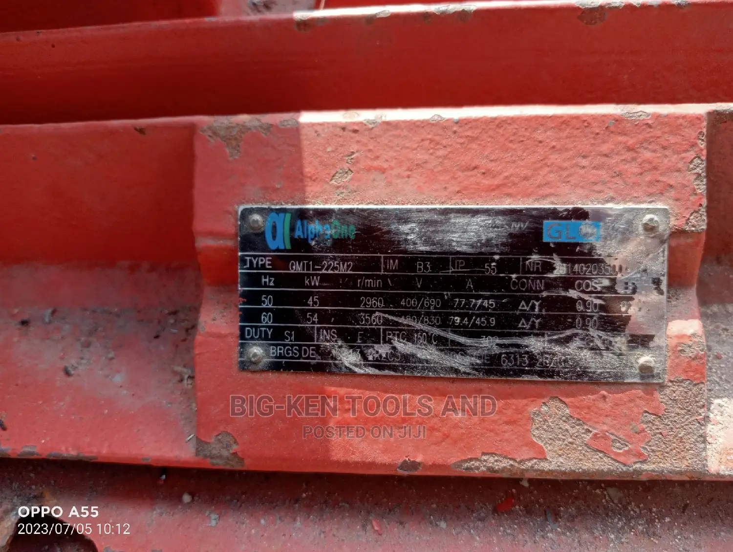 60hp Electric Motor/Tokunbo