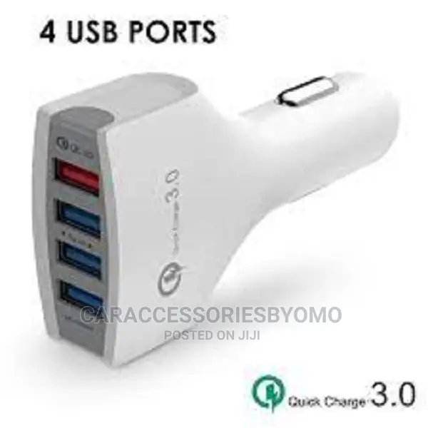 Generic Car Fast Charger 4-Port Usb Car Charger 7a Cigarette
