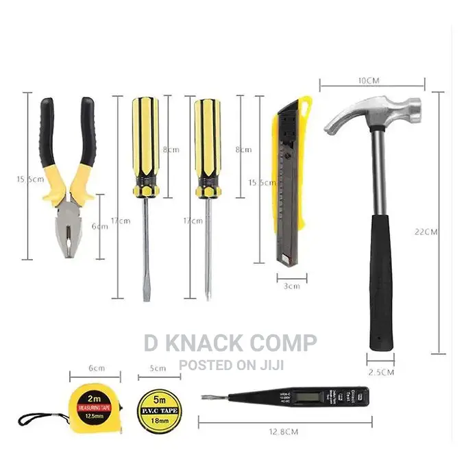 Household Hardware Hand Tool Set Tool Box for Daily Repair