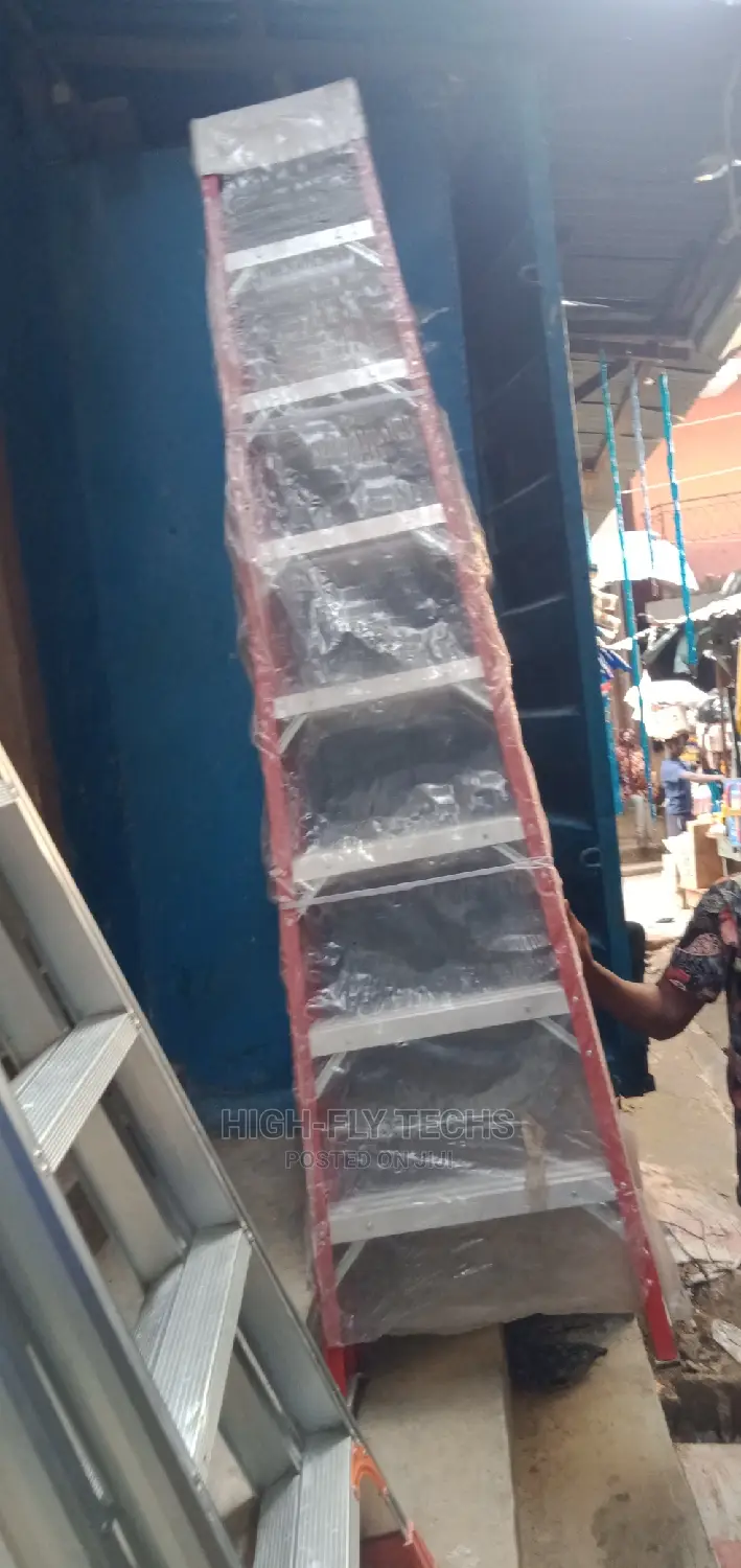 Made in Turkey 8 Step Both Sides Fiberglass Ladder