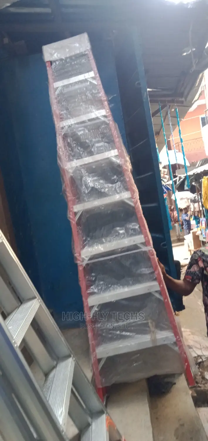 Made in Turkey 8 Step Both Sides Fiberglass Ladder