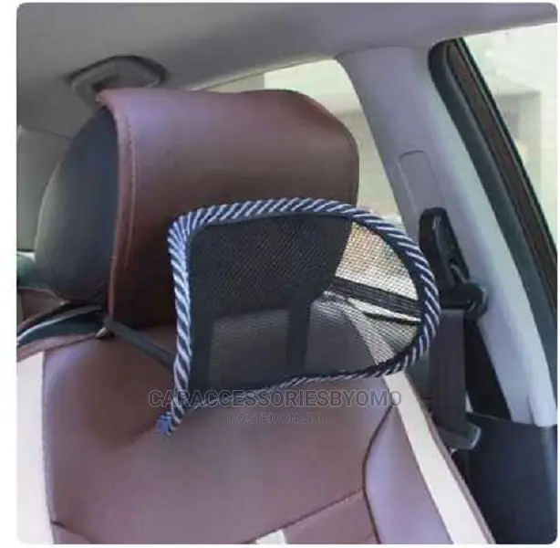 Chair Neck Headrest Massage Pillow Cushion Mesh