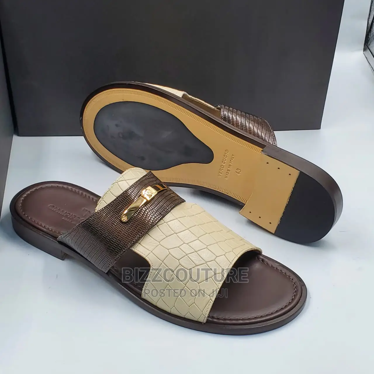 Original Italian GIANPIERONICOLA Slippers Available Instore